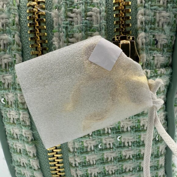 NWT Stoney Clover Lane Double Zip Pouch in Mint MSRP: $118 - Picture 3 of 7